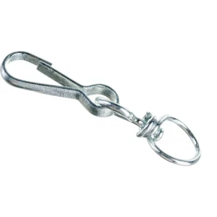 Фото для Карабин пружинный с вертлюгом 50 мм (тип 125) - ГОСКРЕП