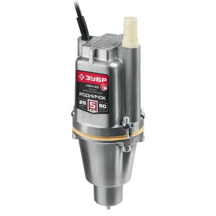 Фото для Насос погружной "Родничок-Н" шнур 25м, 1200 л/ч, напор 60м, 240Вт. нижн.забор - Зубр