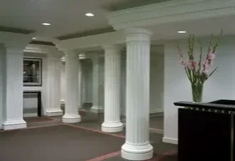 Декоративная колонна из гипса