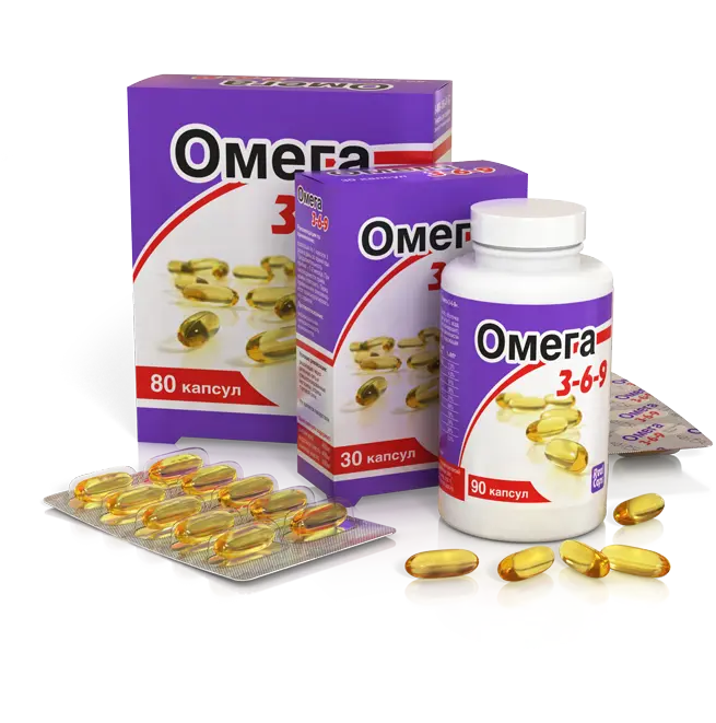 ОМЕГА 3-6-9 1600 мг, 30 капсул