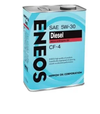 Масло моторное Eneos Diesel 5w30 CF-4 минеральное, для дизельного двигателя 4л 