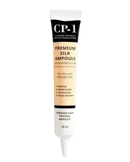Несмываемая сыворотка для волос с протеинами шелка CP-1 Premium Silk Ampoule, 20 мл  