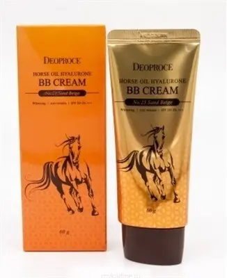 ББ крем с лошадиным жиром 60г Deoproce Horse Oil Hyalurone BB Cream SPF50+/PA+++ 60g