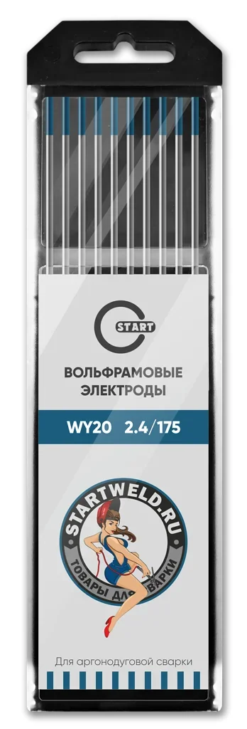 Вольфрамовый электрод WY 20 2,4/175 (синий) WY2024175