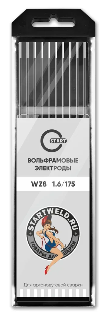 Фото для Вольфрамовый электрод WZ 8 1,6/175 (белый) WZ2016175
