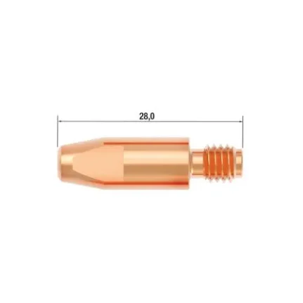 Фото для FUBAG Контактный наконечник M6х28 мм CuCrZr D=0.8 мм (25 шт.)