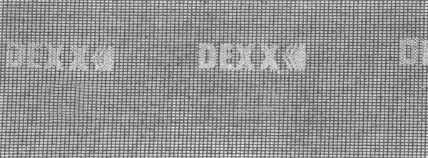 Фото для DEXX 105 х 280 мм, 3 шт, Р80, абразивная, водостойкая шлифовальная сетка (35550-080)