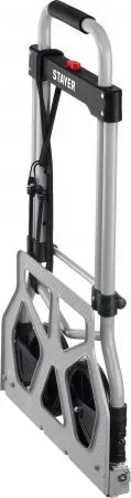 Фото для STAYER PROTruck складная хозяйственная тележка, до 70кг, каркас и платформа из алюминия, платформа 39х28см, колёса d13см, вес 3,