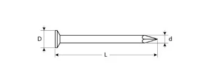 Фото для ЗУБР ГОСТ 4028-63 32 х 1.8 мм, строительные гвозди, 180 шт (4-305016-18-032)
