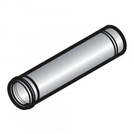 Фото для DY 646. Удлинение длиной 1000 мм, ф 150 мм (Ал.)