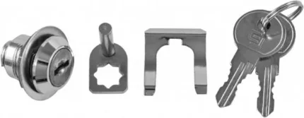 Фото для OTT47-001CR Замок с двумя ключами для тележки OMBRA