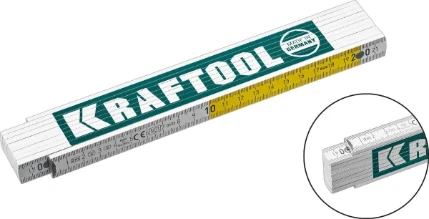 Фото для KRAFTOOL PRO-90, 2 м, профессиональный складной деревянный метр (34726)