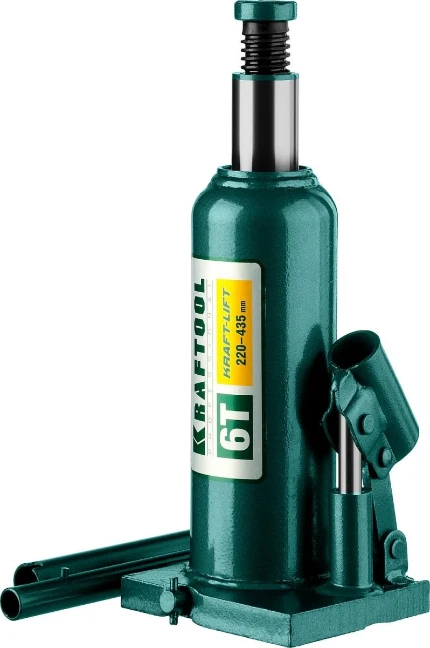 Фото для KRAFTOOL KRAFT-LIFT, 6 т, 216 - 413 мм, бутылочный гидравлический домкрат (43462-6)
