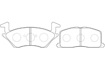 Фото для Колодки тормозные дисковые PF1256 FBK
