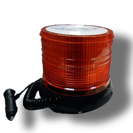 Фото для Маяк проблесковый светодиодный , оранжевый («Стробоскоп», на магните, в прикур.) 10/30V