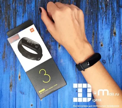 Фитнес браслет XiaoMi Mi Band 3, с поддержкой русского языка