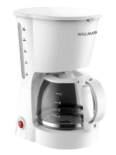 Кофеварка капельная WILLMARK WCM-1350D белый