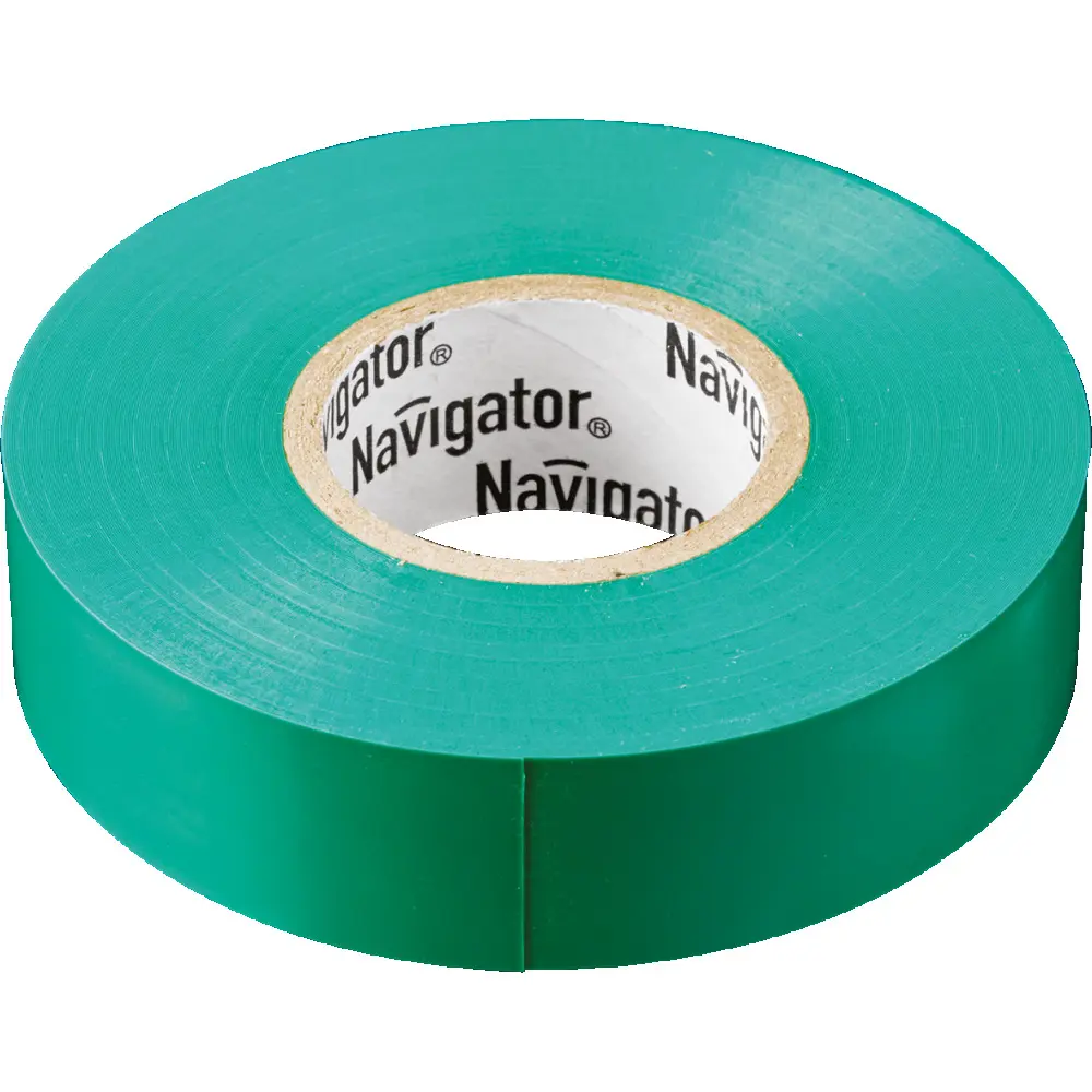 Изолента Navigator NIT-B15-20/G зелёная 71 106