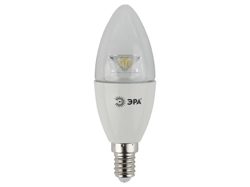 Лампа ЭРА LED smd B35-7w-840-E14 Clear \ ПРОМО