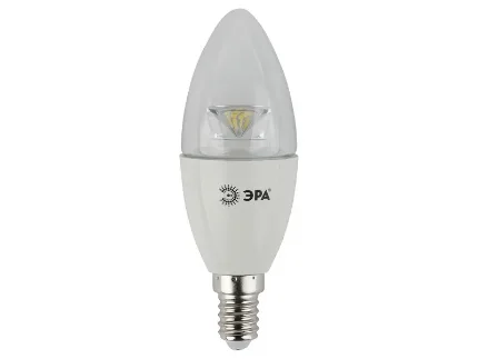 Лампа ЭРА LED smd B35-7w-840-E14 Clear \ ПРОМО