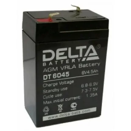Фото для Аккумулятор DT4045 DELTA для прожекторов 4V, 4,5Ah \