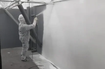 Безвоздушная (механическая) покраска стен и потолков