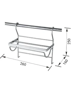 Полка для бум. полотенца CWJ207 260х160х250мм