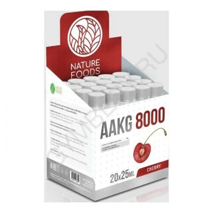 Фото для Nature Foods AAKG 8000 25ml amp (Вишня), шт., арт. 2602034