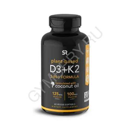 Sports Research Vitamin D3 + К2 60 капс, шт., арт. 3107007