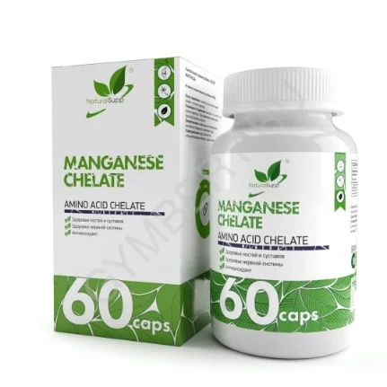 Фото для Natural Supp Manganese chelate (Марганец) 5 мг 60 caps, шт., арт. 3007011