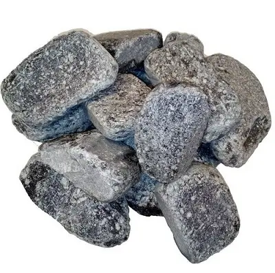Камни для бань "Талькохлорит", обвалованный, 20кг.