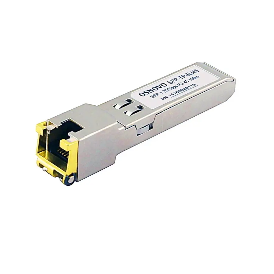 Медный SFP модуль Gigabit Ethernet SFP-TP-RJ45