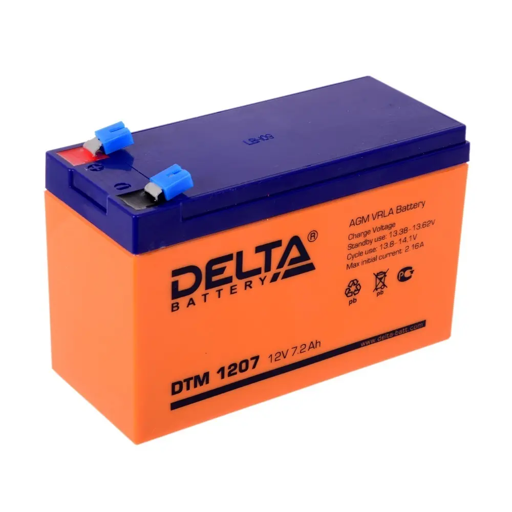 Аккумулятор Delta DTM1207 (12В 7А/ч)