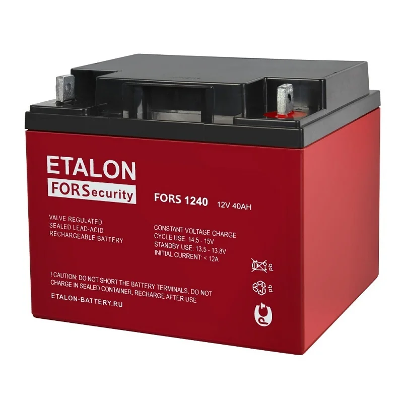 Аккумулятор ETALON FORS 1240 (12В 40А/ч)