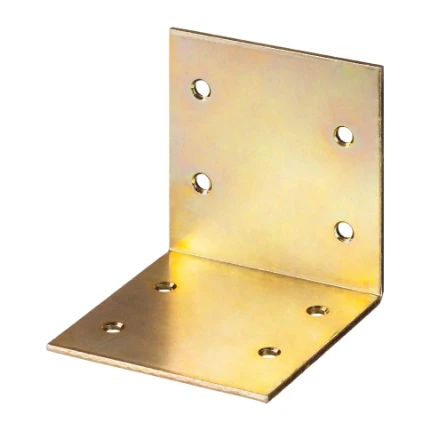 Фото для Уголок мебельный 60х 60х 60х2,0 УМШ-2,0, желтый цинк широкий - Зубр