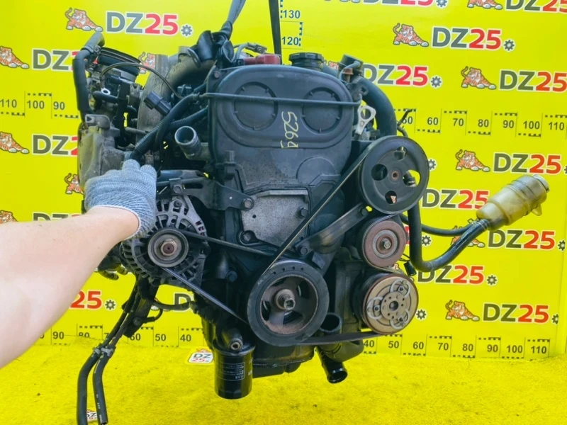 Фото для Двигатель MITSUBISHI PAJERO IO H76W 4G93T 2003/A19C перед. (б/у)