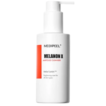 Фото для Концентрированная гель-пенка с осветляющим комплексом MEDIPEEL Melanon X Ampoule Cleanser