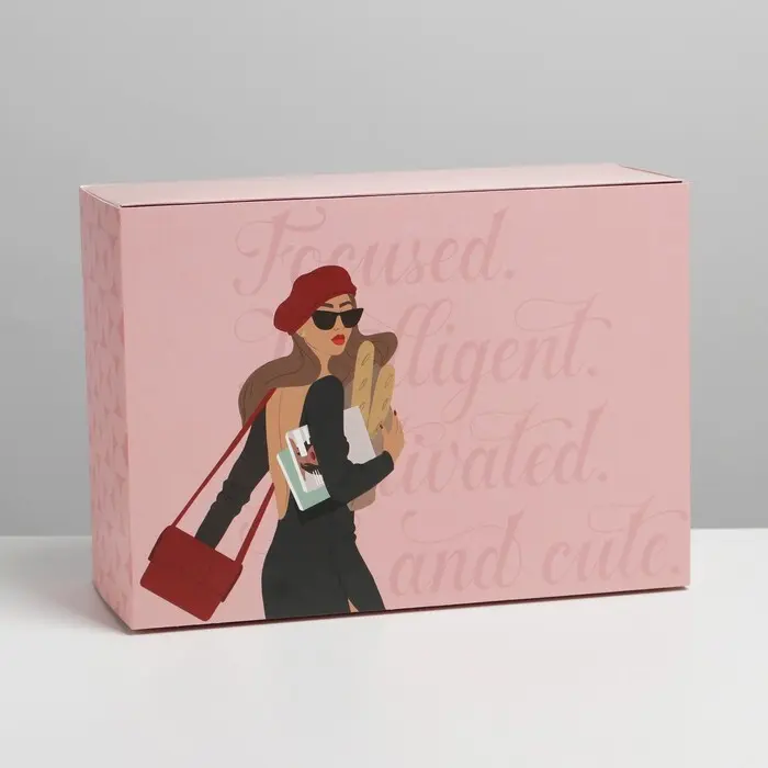 Коробка складная GIRL, 25 × 18 × 10 см