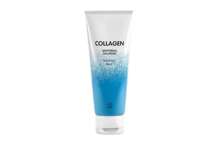 J:ON Collagen Universal Solution Sleeping Pack (50 г в тубе) Ночная увлажняющая маска для кожи лица с коллагеном и гиалуроновой 