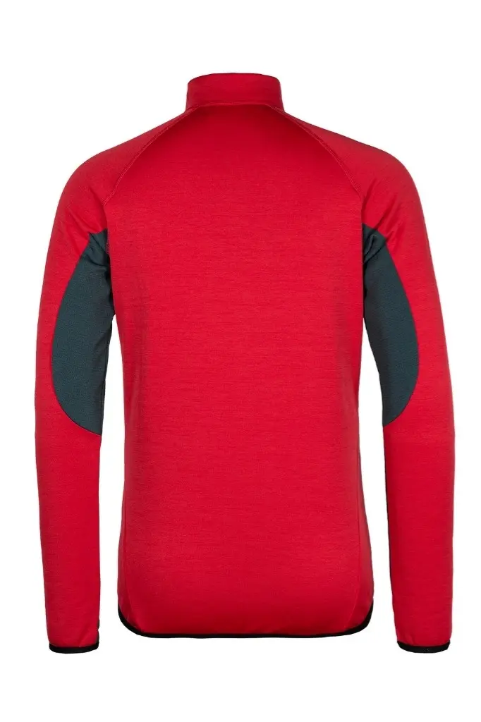 пуловер Gist (м) красный/серый XL