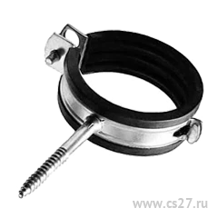 Фото для Хомут FERAT металлический с шурупом и дюбелем 20*60