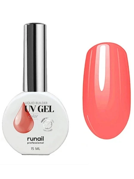 Жидкий UV Gel Runail, алый, 15 мл