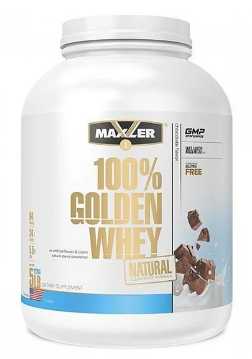 Протеин MAXLER Golden Whey сывороточный 2270г. Молочный шоколад
