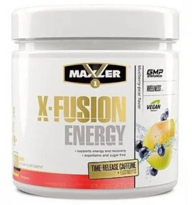 Энергетический комплекс MAXLER X-Fusion Energy Amino acids 330г. Груша-черника