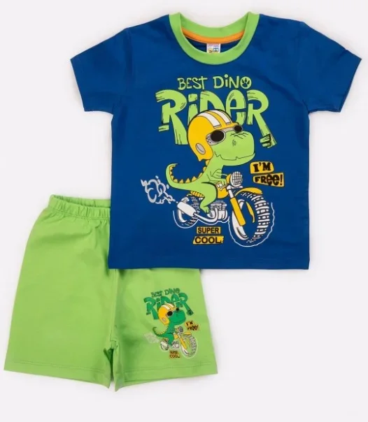 Костюм для мальчиков Baby Style (футболка+шорты) р 92-134