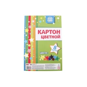 Фото для Картон цветной JUNGER 8л