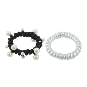 Фото для Резинки-пружинки Lilly & Mia черное серебро