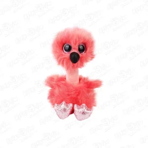 Фото для Игрушка мягкая Фрэнни фламинго с длинной шеей 15 см