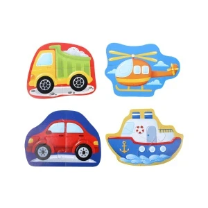 Фото для Пазлы Транспорт мягкие 14эл