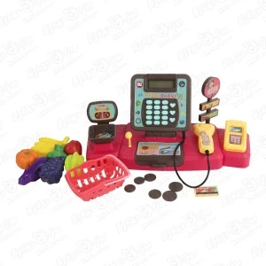 Фото для Набор игровой Lanson Toys Касса с продуктами функциональная